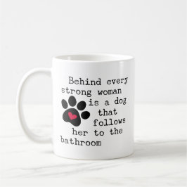 Hunde Humor-Zitat - Dog Paw Kaffeetasse
