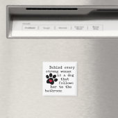 Hunde Humor-Zitat - Dog Paw Magnet (In Situ (Geschirrspüler))