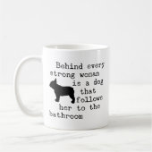 Hunde Humor Zitat - Französischer Bulldog Kaffeetasse (Links)