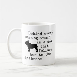 Hunde Humor Zitat - Französischer Bulldog Kaffeetasse