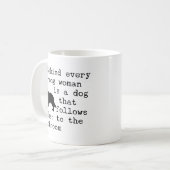 Hunde Humor Zitat - Goldener Retriever Kaffeetasse (Vorderseite Links)