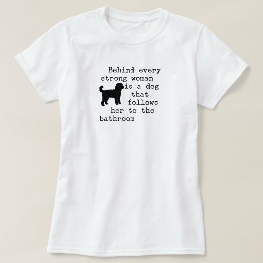 Hunde Humor Zitat - Labradoodle T-Shirt (Design vorne)