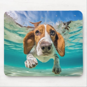 Hunde-Hunde-Hunde im Basset-Modus Tierspass Spiele Mousepad