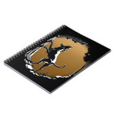 Hunde-Hunde-Notebook-Jagdgeschenke und -Bücher Notizblock (Linke Seite)