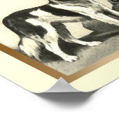 Hunde - Hunde Rassen - Hunde Hunde Printhunde Poster (Ecke)