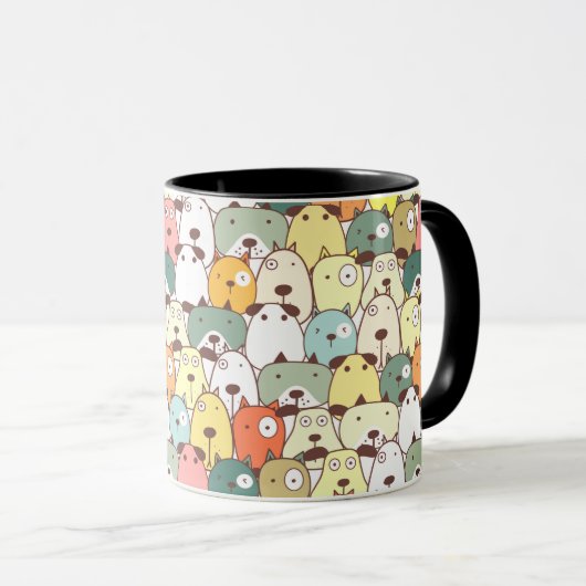 Hunde Hunde Tasse (VorderseiteRechts)