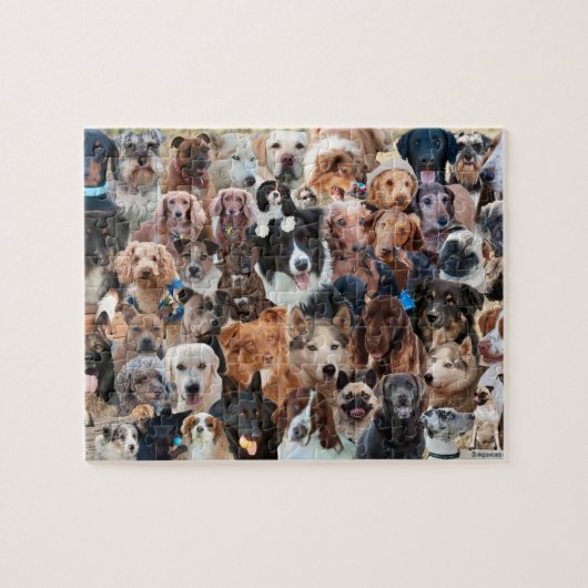 Hunde, Hunde und mehr Hunde Puzzle (Horizontal)