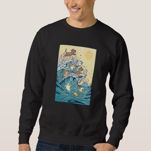 Hunde Hundebesitzer Welpen Hund Sweatshirt (Vorderseite)
