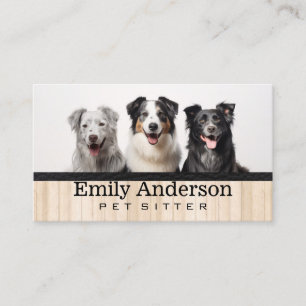 Hunde Hundefriseure Tierheim Visitenkarte