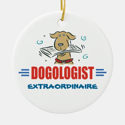 Hunde I Liebe Keramikornament (Vorne)
