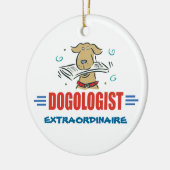 Hunde I Liebe Keramikornament (Links)
