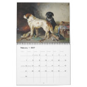 Hunde im 19. Jahrhundert Kalender (Feb 2027)