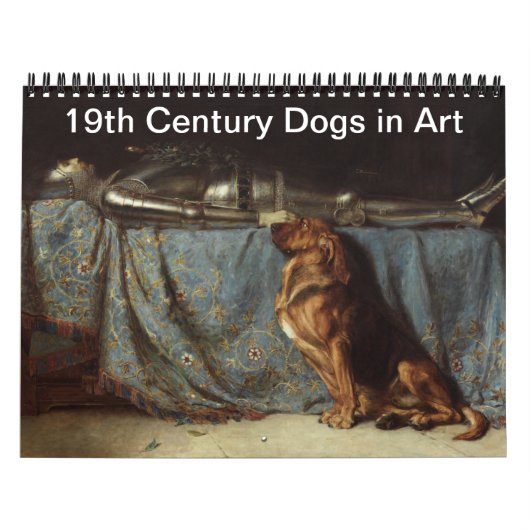 Hunde im 19. Jahrhundert Kalender (Titelbild)