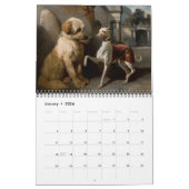 Hunde im 19. Jahrhundert Kalender (Jan 2026)