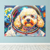 HUNDE IM ALL-POODLE 20 LEINWANDDRUCK (Insitu (Holzboden))