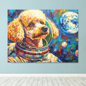 HUNDE IM ALL-POODLE 22 LEINWANDDRUCK (Insitu (Holzboden))