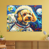 HUNDE IM ALL-POODLE 24 LEINWANDDRUCK (Insitu (Wohnzimmer))