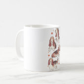Hunde im Basset Kaffeetasse (Vorderseite Links)