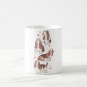 Hunde im Basset Kaffeetasse (Mittel)
