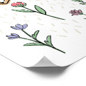 Hunde im Garten II | Liebe zum Spielen essen Poster (Ecke)