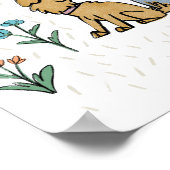 Hunde im Garten III | Du hattest mich in Woof Poster (Ecke)