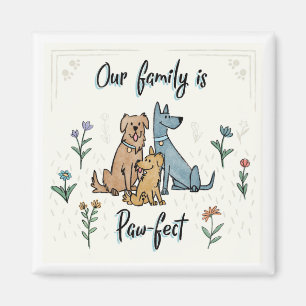 Hunde im Garten IV   unsere Familie ist Tatze-fect Magnet