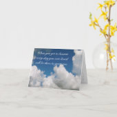 Hunde im Himmel Karte (Gelbe Blume)