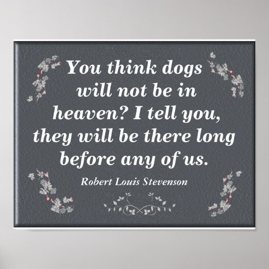 Hunde im Himmel - Kunstdruck Poster (Vorne)