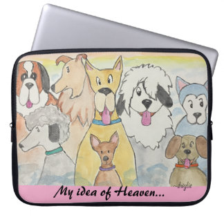 Hunde im Himmel Laptopschutzhülle