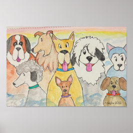 Hunde im Himmel Poster
