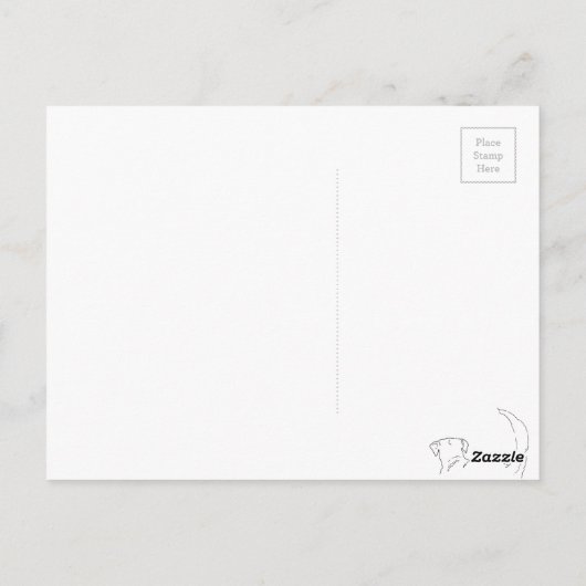 Hunde im Himmel Postkarte (Rückseite)