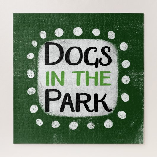 Hunde im Jigsaw-Puzzle-Park Puzzle (Vertikal)