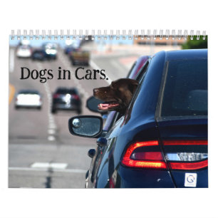 Hunde im Kalender der Autos