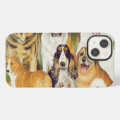 Hunde im Mai iPhone Hülle (Rückseite (Horizontal))