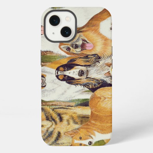 Hunde im Mai iPhone Hülle (Rückseite)