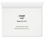 Hunde im Mops im Stil der Neujahrskarte (Innenansicht Horizontal (Unten))