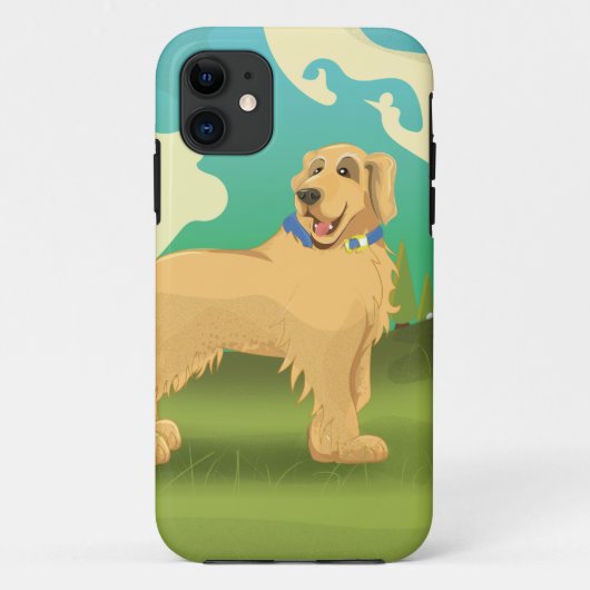 Hunde im Park Case-Mate iPhone Hülle (Rückseite)
