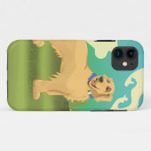 Hunde im Park Case-Mate iPhone Hülle (Rückseite (Horizontal))