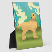 Hunde im Park Fotoplatte (Seite)