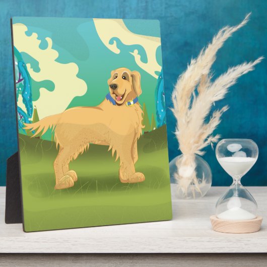 Hunde im Park Fotoplatte (Seite)