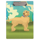 Hunde im Park Klemmbrett (Vorderseite)