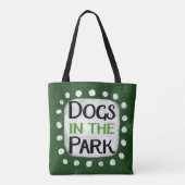 Hunde im Park Tote Bag Tasche (Rückseite)