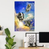 HUNDE IM SCHLAF "BALL PATROL" POSTER (Heimbüro)