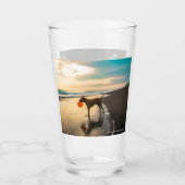 Hunde im Spiel, zweiseitig, Glas (Vorderseite)