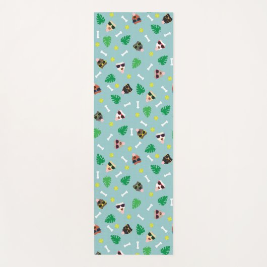 Hunde im Urlaub Yogamatte (Vorderseite)