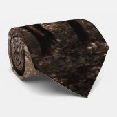 Hunde im Wald Krawatte (Gerollt)