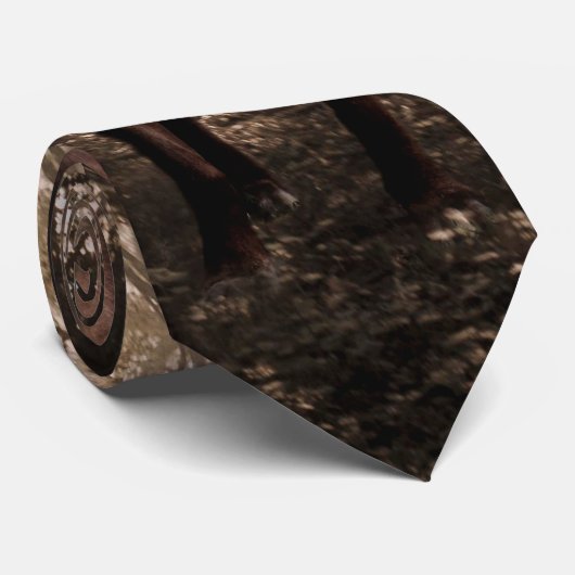 Hunde im Wald Krawatte (Gerollt)