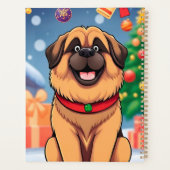 Hunde im Weihnachtsdekor Planer (Rückseite)