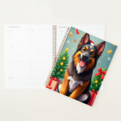 Hunde im Weihnachtsdekor Planer (Anzeige)
