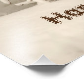 Hunde im Winter Fotodruck (Ecke)